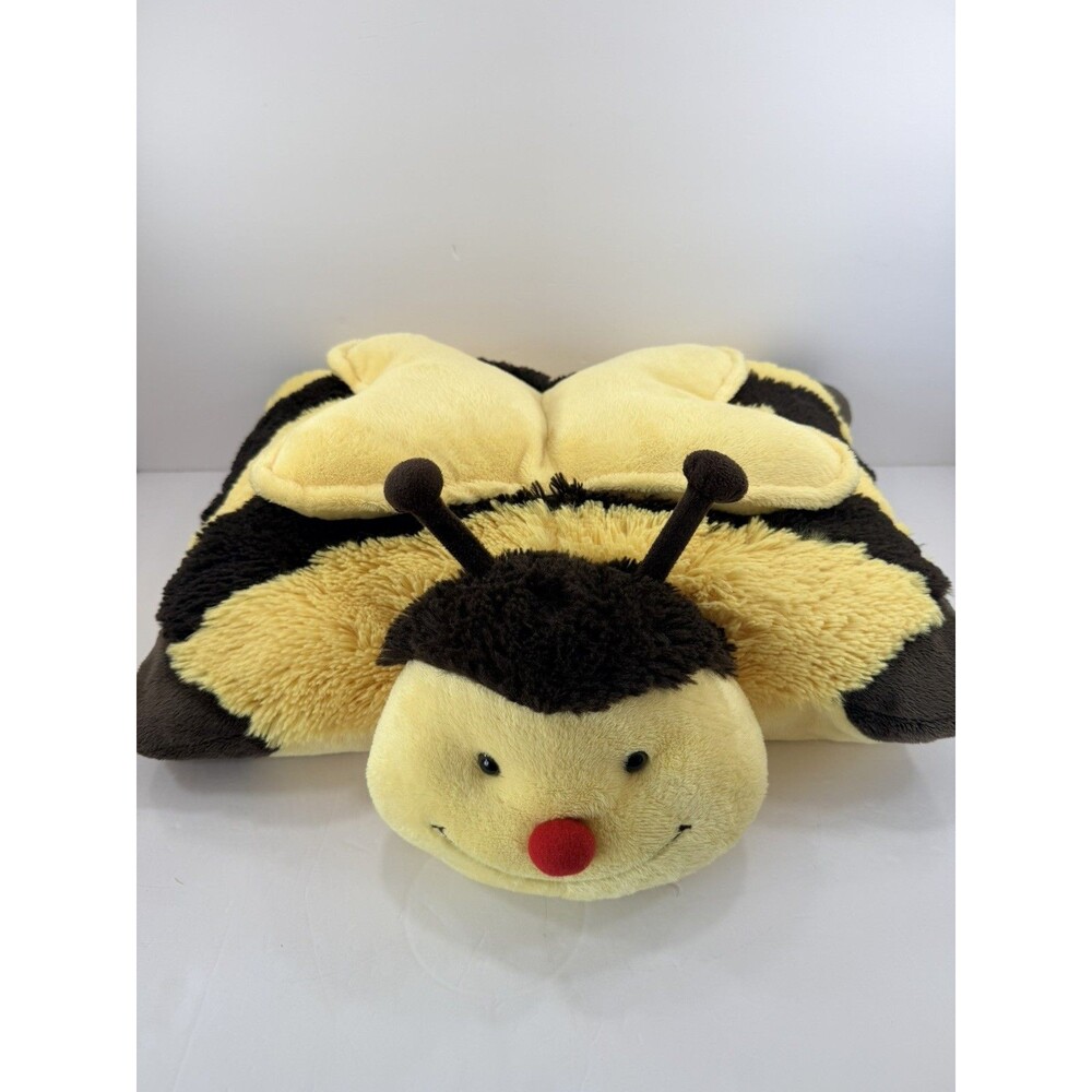 Pillow Pet Bumbly Bumble Bee 18" Plush Original Yellow Brown Retired 2010